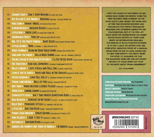 Gelbe CD-Hülle mit Songliste und Texten auf der linken Seite.