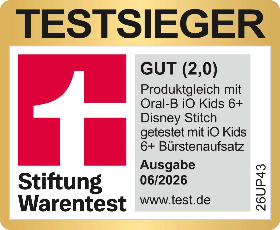 TESTSIEGER Siegel mit rotem '1'-Symbol und Text: GUT (2,0).
