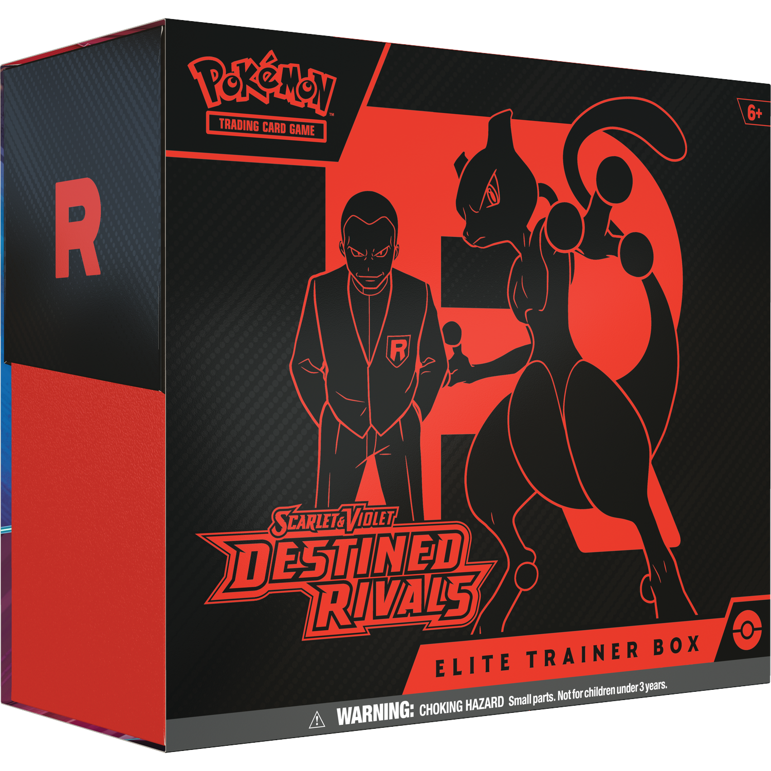 Pokémon Elite Trainer Box met Mewtwo en Team Rocket leider.