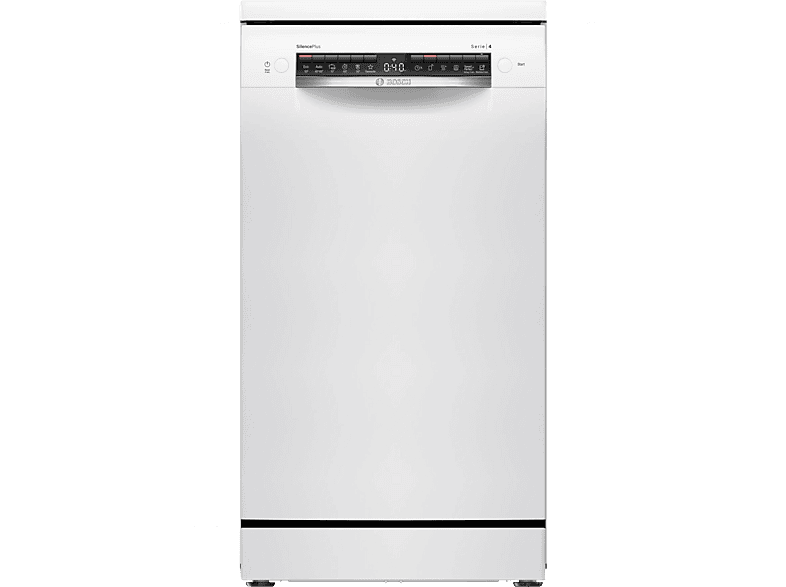Lavavajillas - Bosch SPS4HMW13E, 10 servicios, 6 programas, 45, Home connect, Extra secado, SilentPowerDrive, Blanco