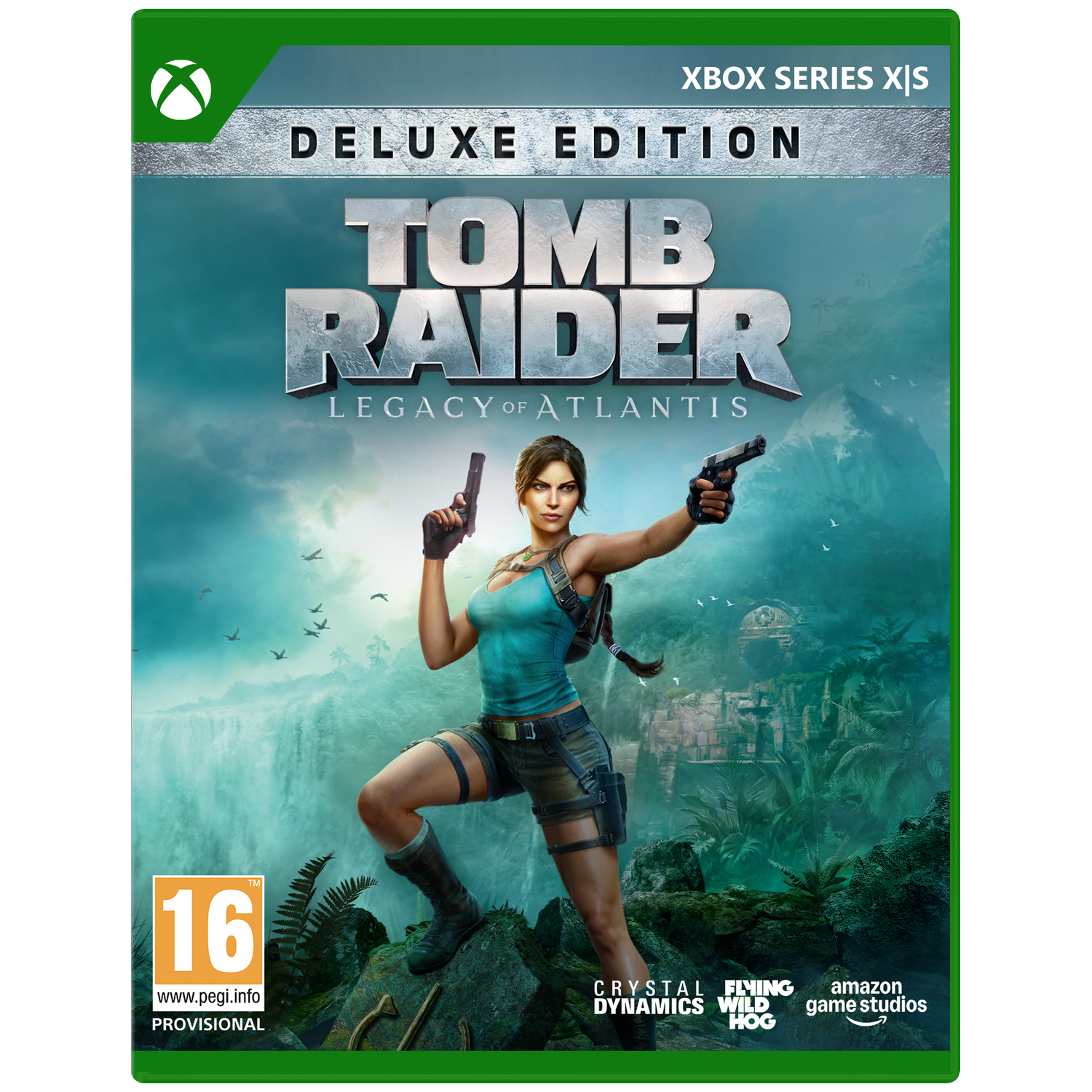 Tomb Raider Legacy of Atlantis Xbox Series X|S hoes met Lara Croft.