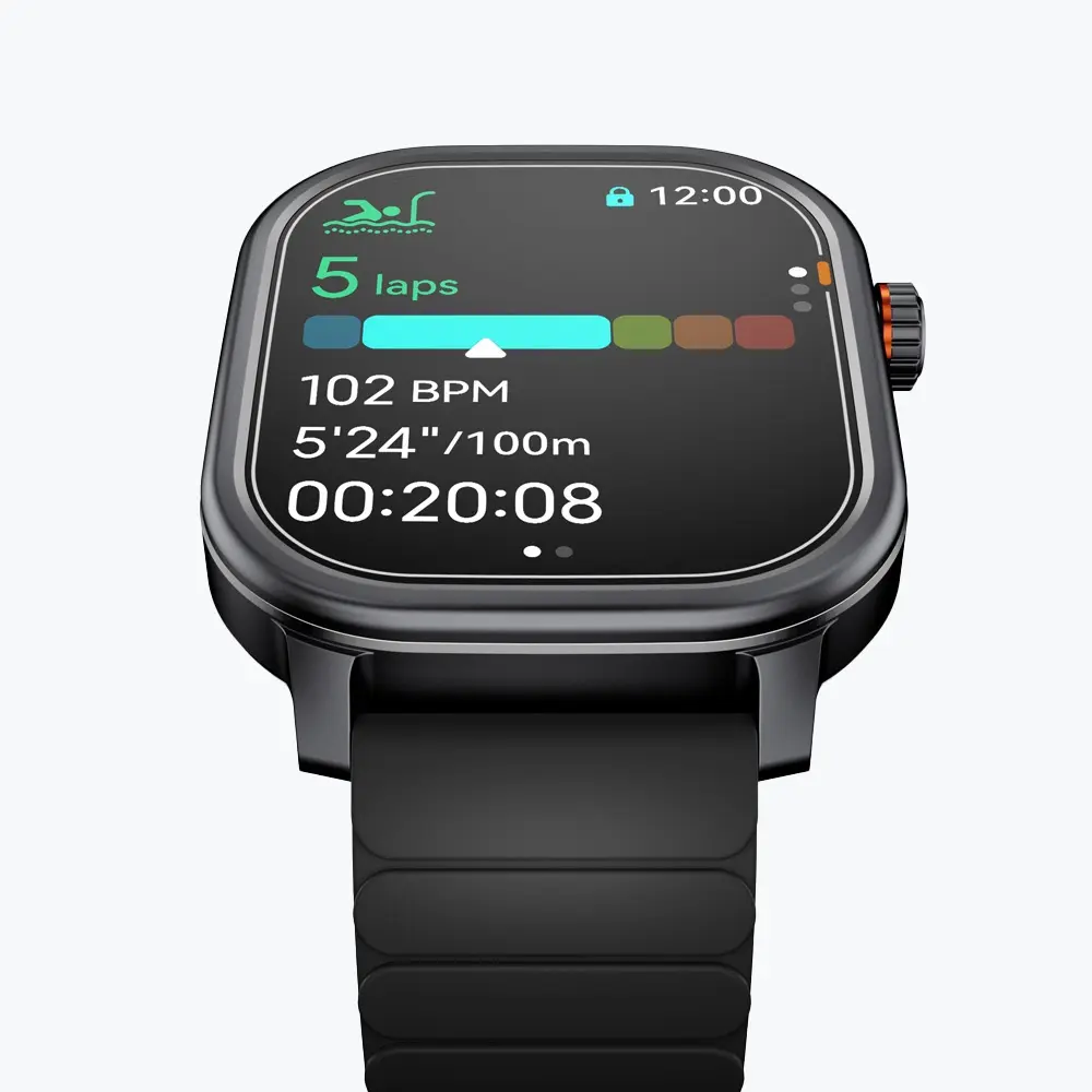 Okosóra 5 kört, 102 BPM, 5:24/100m, 00:20:08 időt mutat.