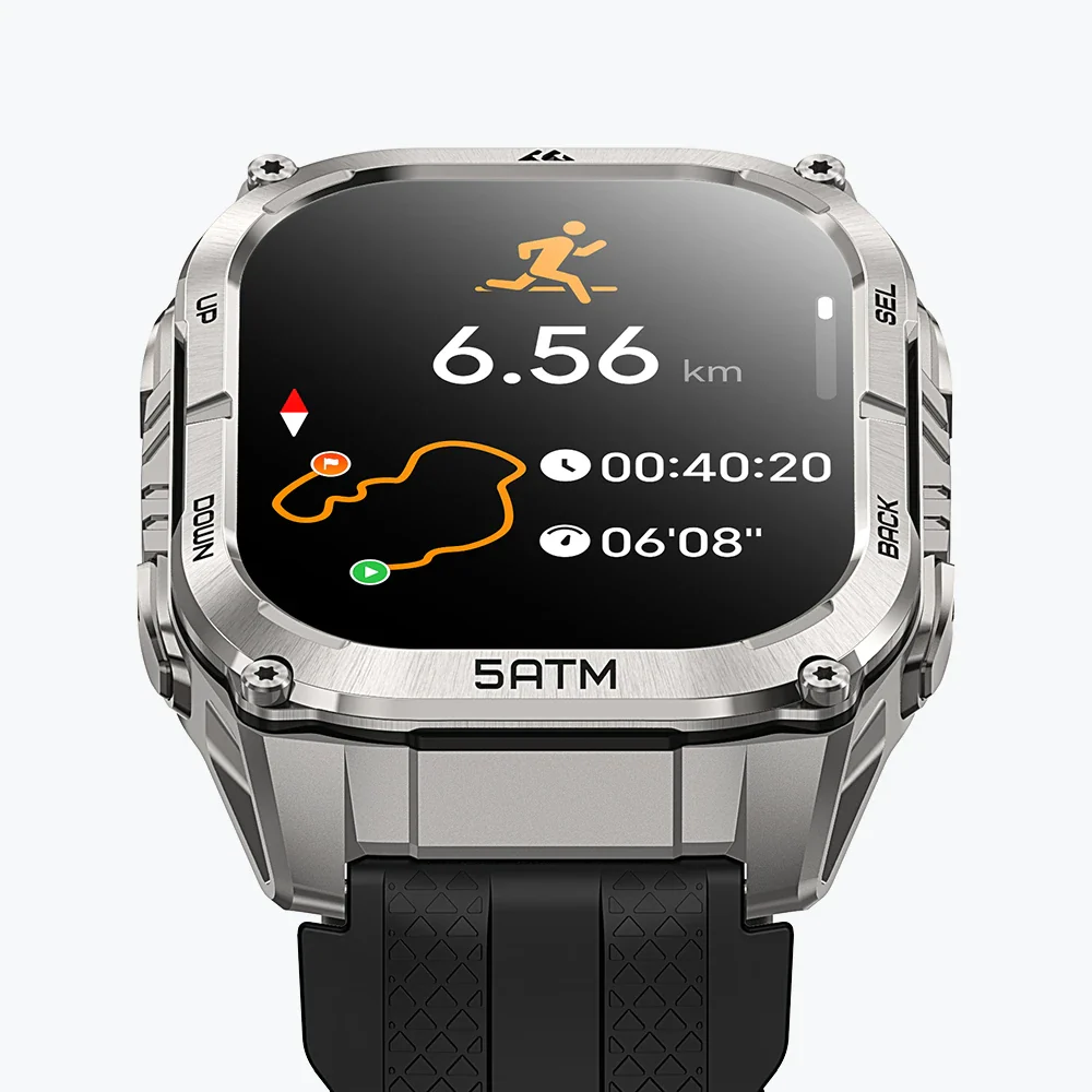 Ezüst okosóra futást mutat: 6,56 km, 00:40:20, 06'08".