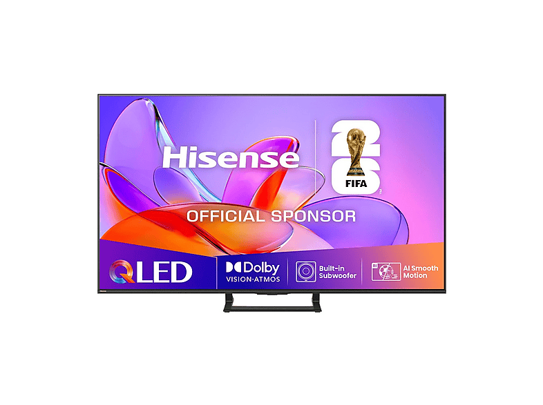 HISENSE 50A7Q TV QLED, SMART TV, 50 '', Processore Quad Core MT9603, Nero, Classe E
