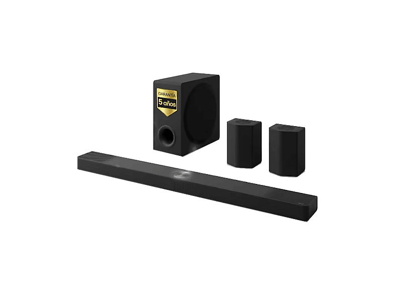 Barra de sonido – LG S95AR, Bluetooth, Inalámbrico, 810 W, Google Assistant, Amazon Alexa, Dolby Atmos, IA Ready, Negro