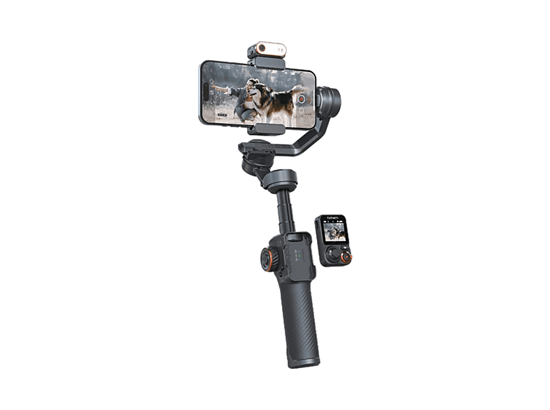 Gimbal – Hohem iSteady M7 Premium, 12h Autonomía, Estabilizador Motorizado, Giro de 360°, Negro