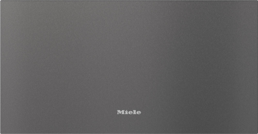 Graue Miele-Oberfläche mit leicht texturiertem Finish.