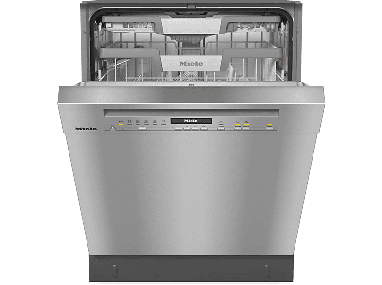 Miele G 7210 SCU Geschirrspüler (unterbaufähig, Besteckschublade, 598 mm breit, 43 dB(A), A, Edelstahl CleanSteel)