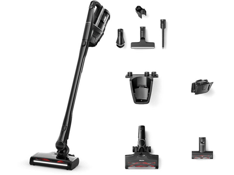 Miele Triflex HX3 Cat & Dog Akku-Staubsauger (Akkulaufzeit: bis zu 70 min. (Min-Stufe), Obsidianschwarz)