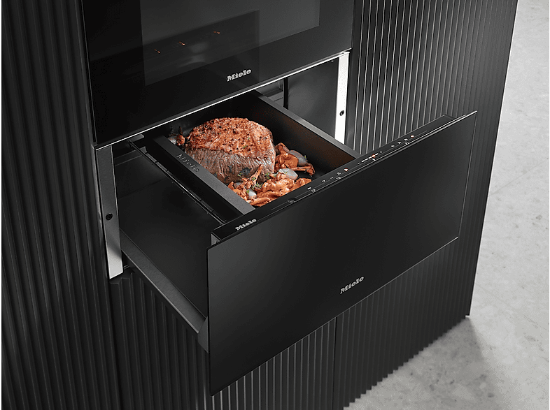 Miele Grifflose Gourmet-Wärmeschublade in 29cm (H) ESW7020D Schwarz 230/50 — Foto 2 von 2