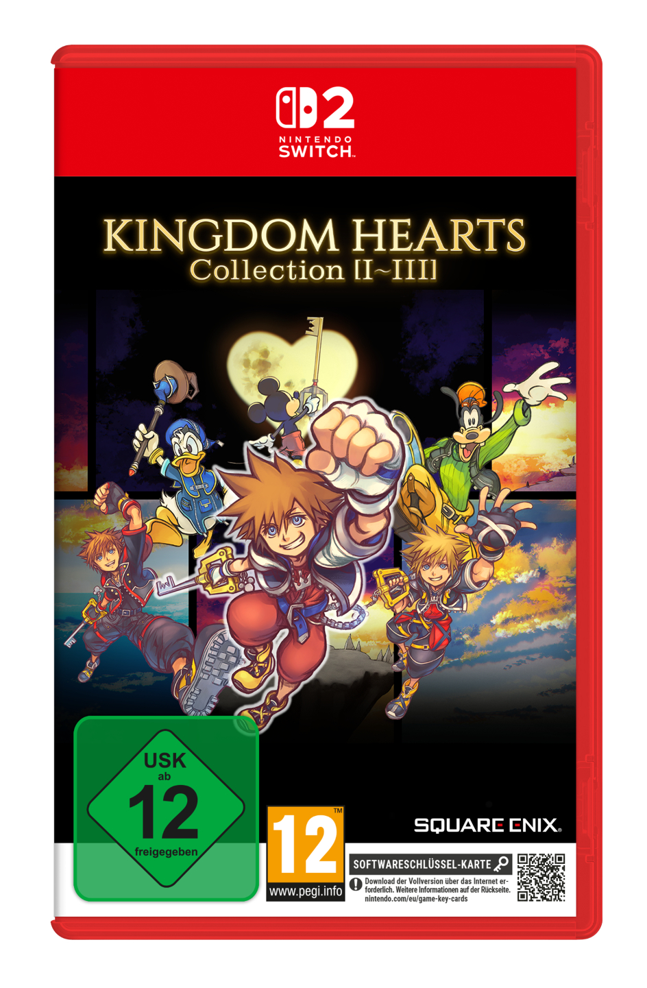 Kingdom Hearts Collection II~III für Nintendo Switch. Mit Sora, Mickey, Donald, Goofy.