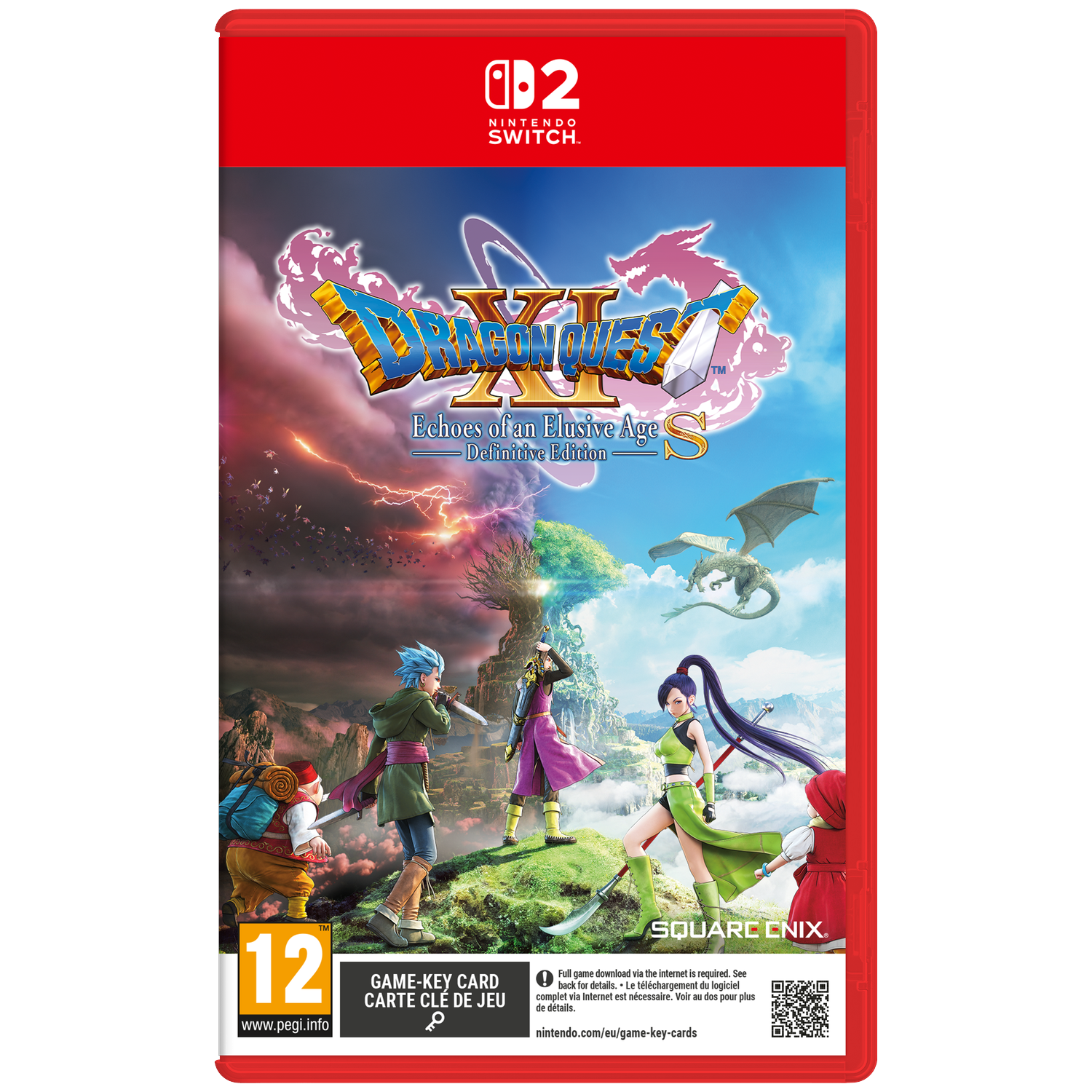 Dragon Quest XI S: Echoes of an Elusive Age Definitive Edition game cover art.
