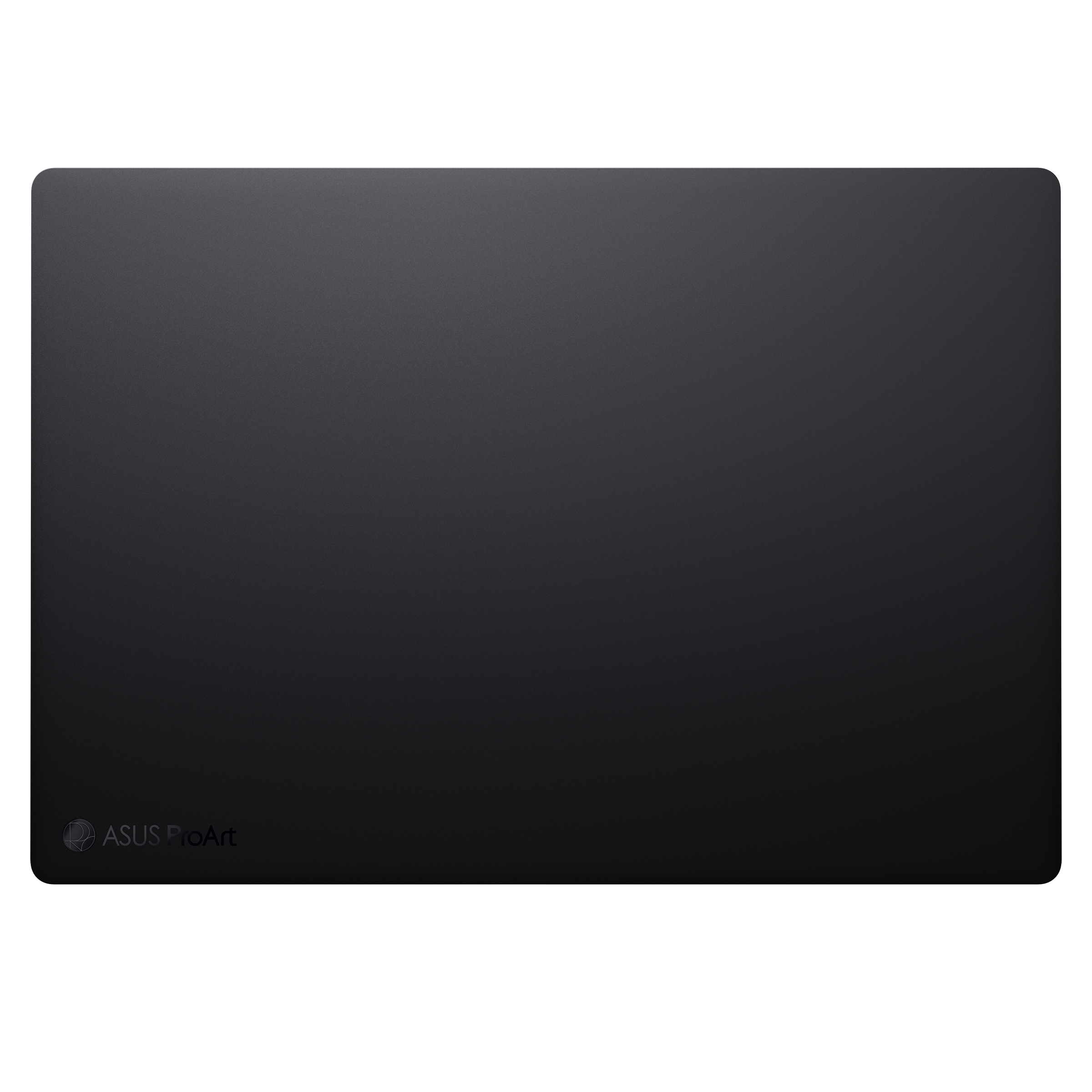 Dunkelgraue Laptop-Oberseite mit ASUS ProArt Logo unten links.