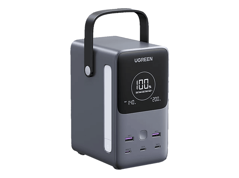 UGREEN 2291272 LiFePO 48.000 mAh Anthrazit