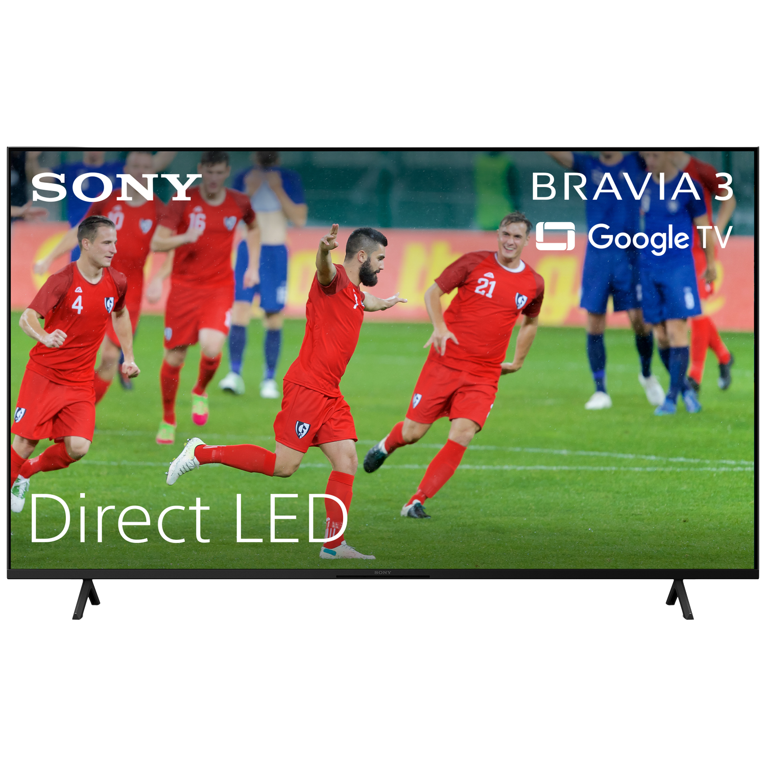 SONY K43S35BP.CEI (BRAVIA 3) - Ultra HD 4K - Led-tv - 43 inch - 2025