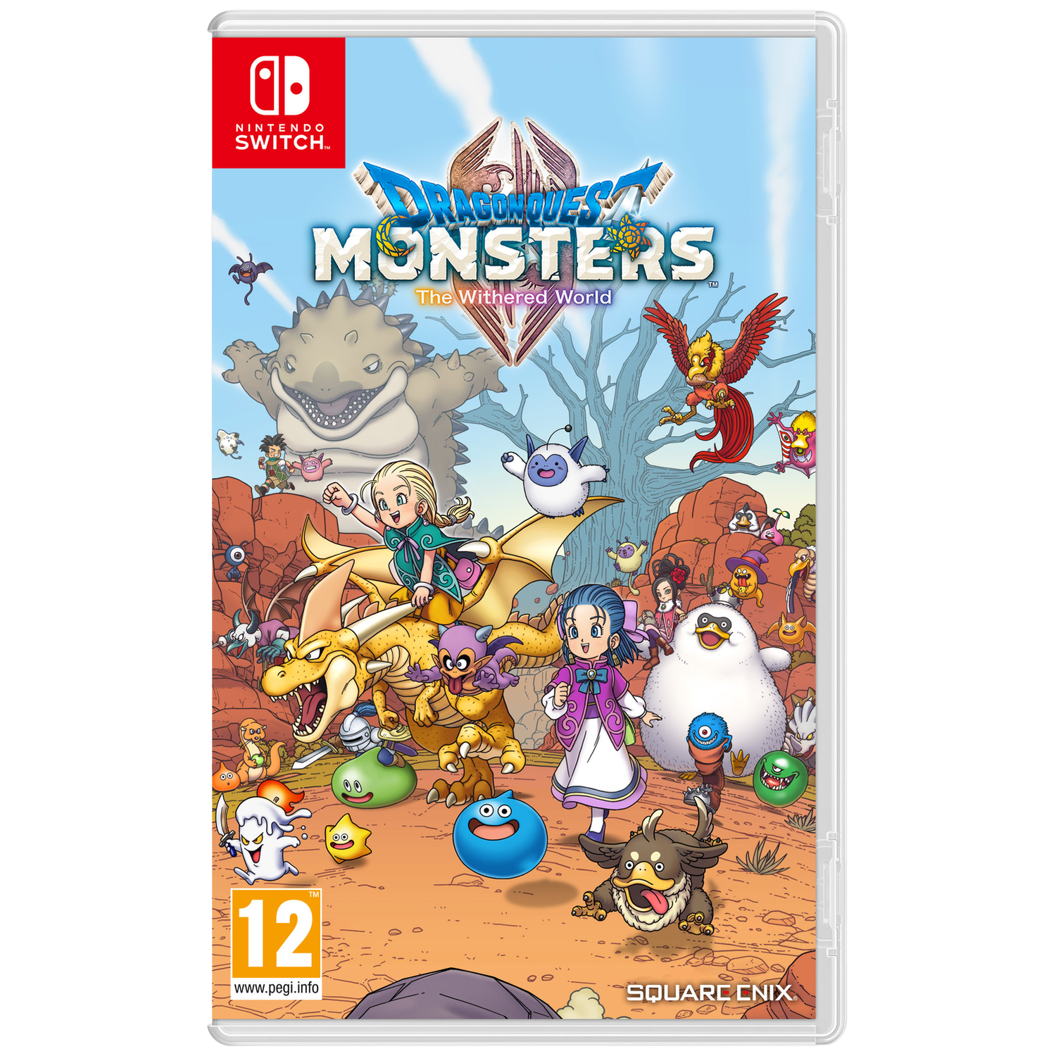 Cover van Dragon Quest Monsters: De Verdorde Wereld met personages.