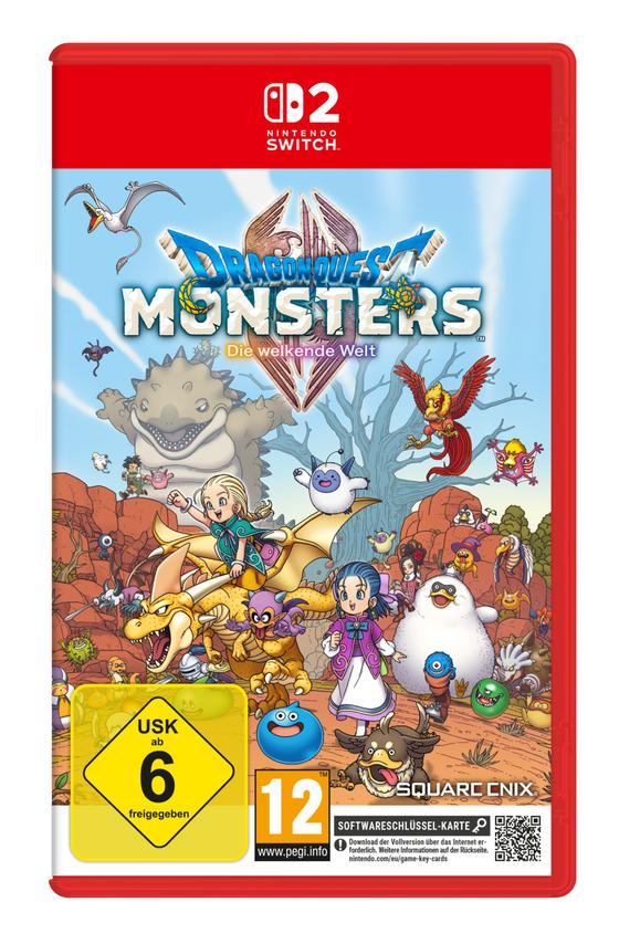 Cover von Dragon Quest Monsters: Die welkende Welt für Nintendo Switch mit Charakteren.