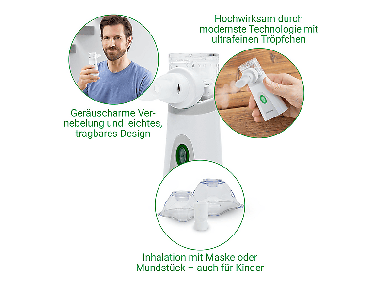 Medisana IN 515 Tragbarer Ultraschall-Inhalator; Mobiler Ultraschall Inhalator — Foto 2 von 5
