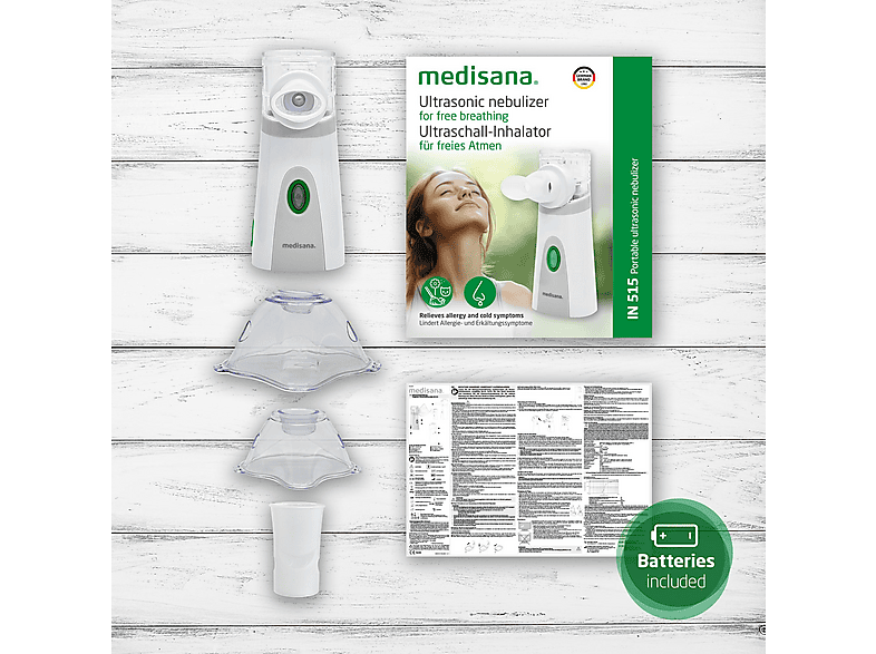 Medisana IN 515 Tragbarer Ultraschall-Inhalator; Mobiler Ultraschall Inhalator — Foto 4 von 5