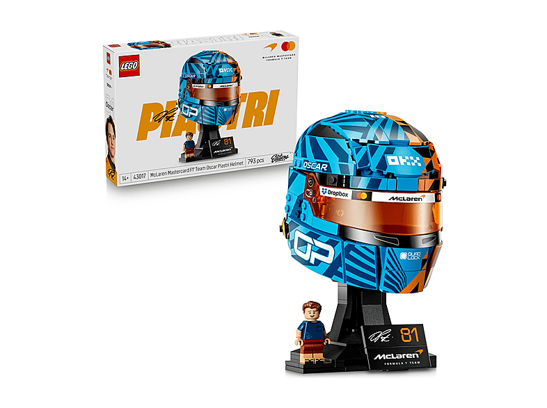 COSTRUZIONI LEGO Editions Formula 1 Casco di Oscar Piastri McLaren Mastercard F1® Team - 43017