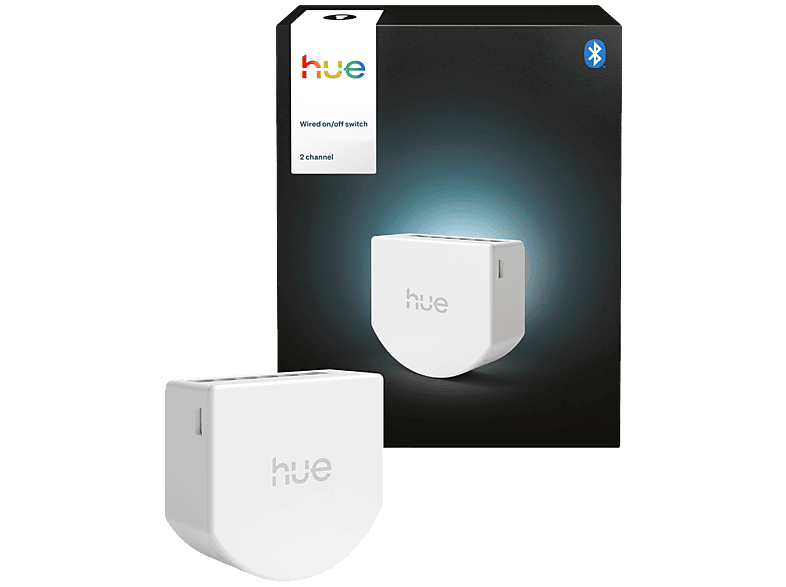 Philips Hue Module Interrupteur Mural Filaire pour Lampes Non Intelligentes 2 Canaux