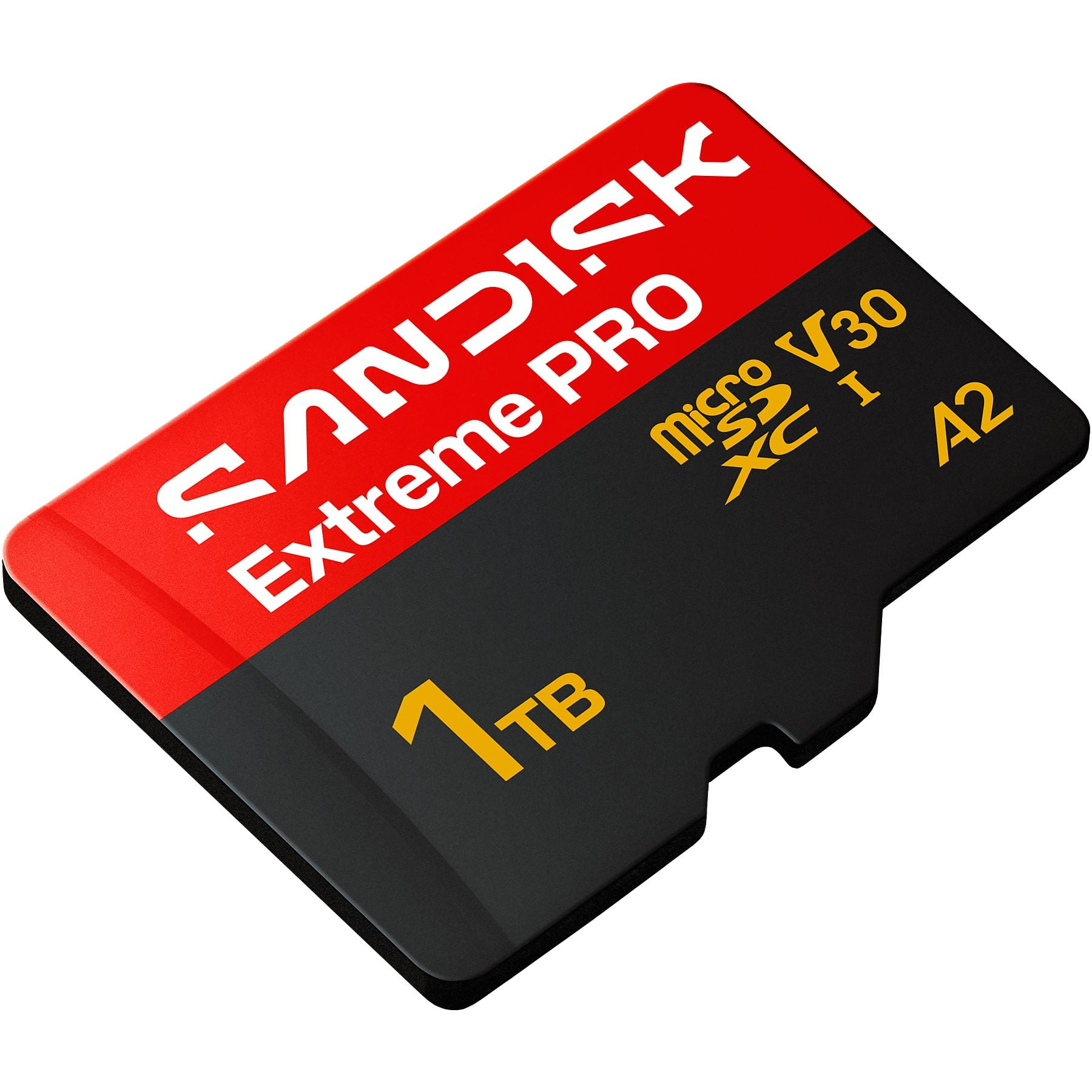 Tarjeta Micro SDXC Sandisk Extreme Pro de 1TB con clasificación V30 A2.