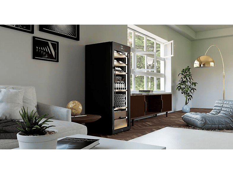 La Sommelière VIP273 Edition Weinkühlschrank (691 l, 155 kWh, EEK: F, Schwarz, Anzahl Flaschen: 273) — Foto 5 von 5