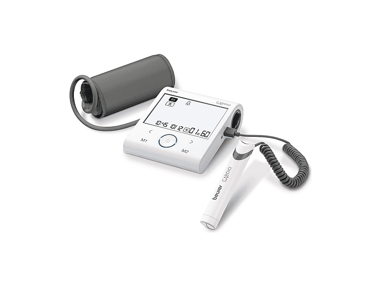 BEURER BM 96 Cardio Misuratore di Pressione da Braccio con Elettrocardiogramma, Rileva Fibrillazione Atriale e Aritmie, Bluetooth App