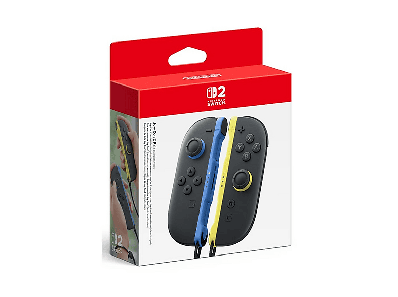 CONTROLLER WIRELESS NINTENDO Coppia di Joy-Con 2, Blu e Giallo chiaro per Nintendo Switch 2