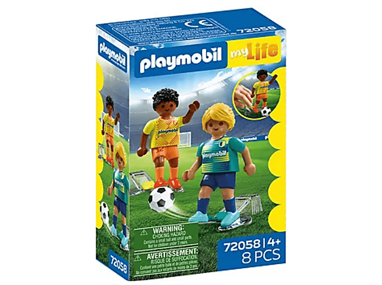Playmobil 72058 Fussballspieler und Fussballspielerin Spielfigur