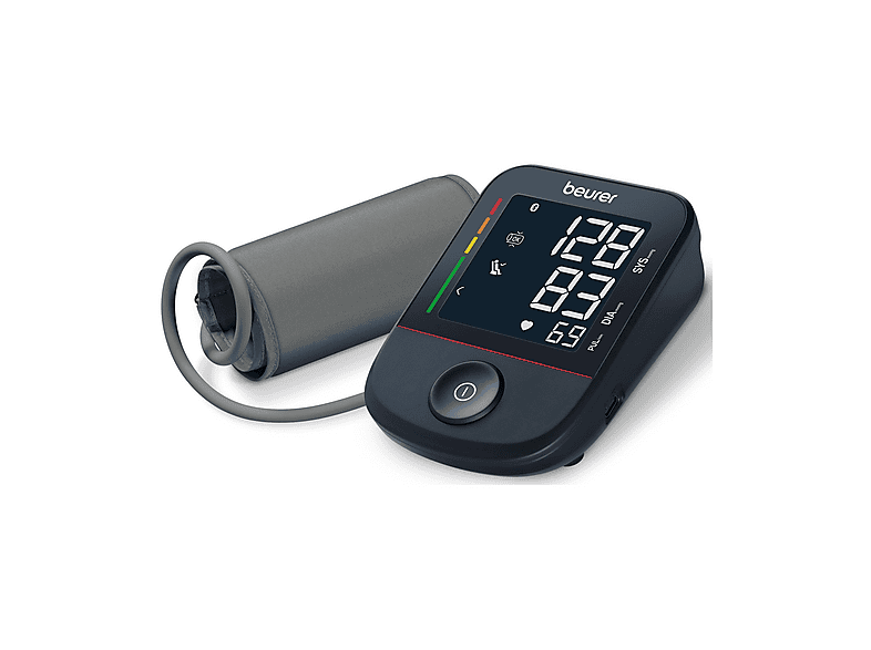 BEURER BM 48 BT Misuratore di Pressione da Braccio, Display XL, Bluetooth, USB-C Integrata, Rileva le Aritmie