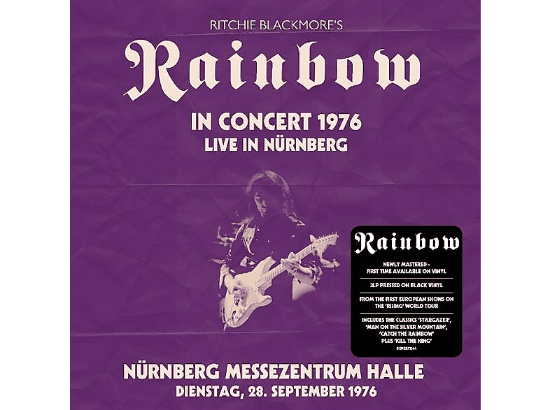 Ritchie Blackmore's Rainbow - Live in Nurnberg 1976 - Nurnberg Messezentrum Hall - (Vinyl)