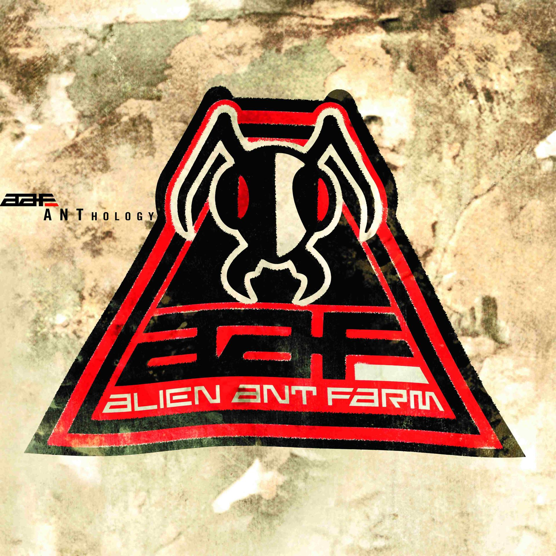 Le logo présente une fourmi stylisée rouge, noire et blanche sur fond triangulaire.