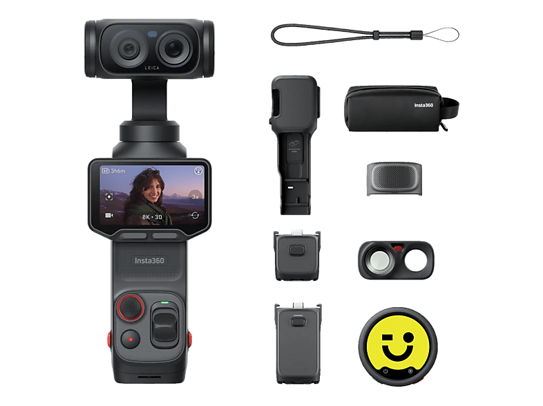 INSTA360 Luna Ultra Creator Bundle Gimbal-Kamera , WLAN, Touchscreen