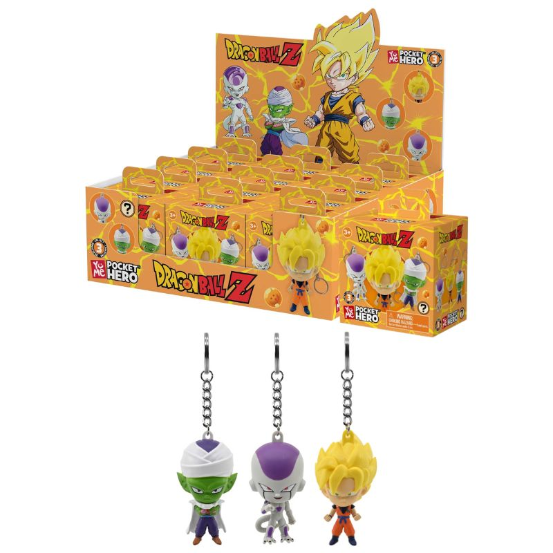 Figuras Dragon Ball Z Pocket Hero: Piccolo, Frieza, Goku.