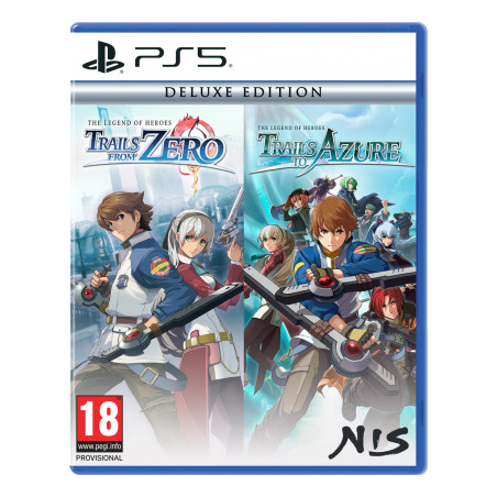 Funda PS5 Deluxe Edition con arte de Trails from Zero y Trails to Azure.