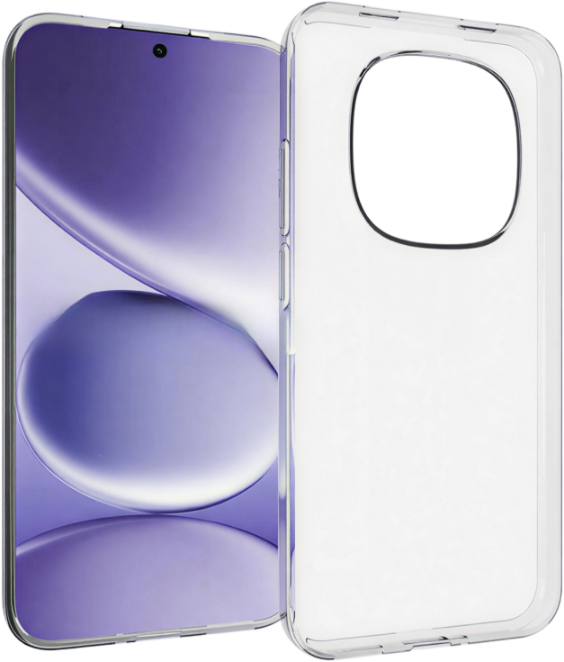 CASE AND PRO Xiaomi Redmi Note 15 Pro 5G vékony szilikon hátlap, átlátszó (TPU-XIA-REDMIN15PTP)