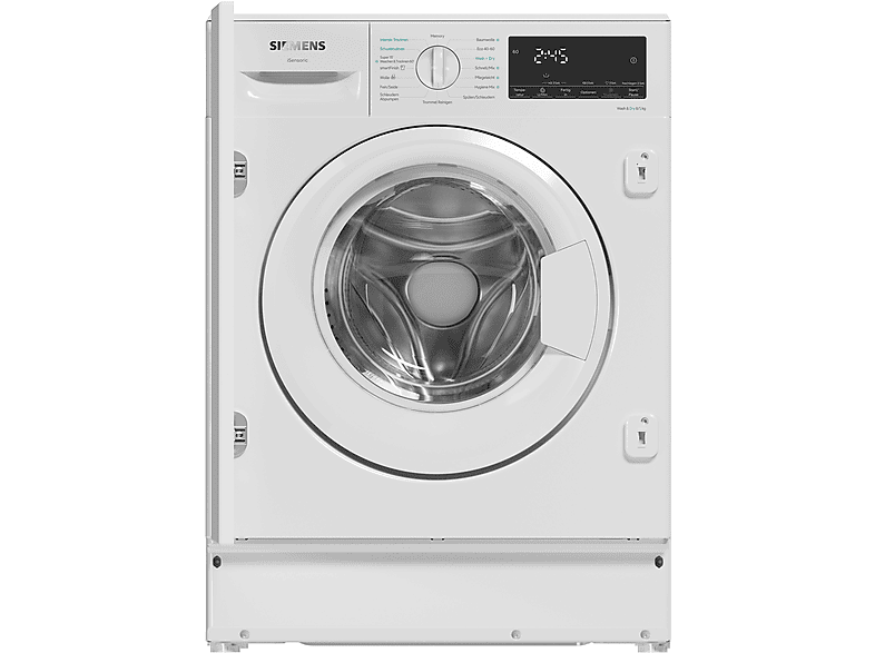 Siemens WK14D490 iQ500 Waschtrockner (8 kg / 5 kg, 1400 U/Min., Einbaugerät, Weiß)