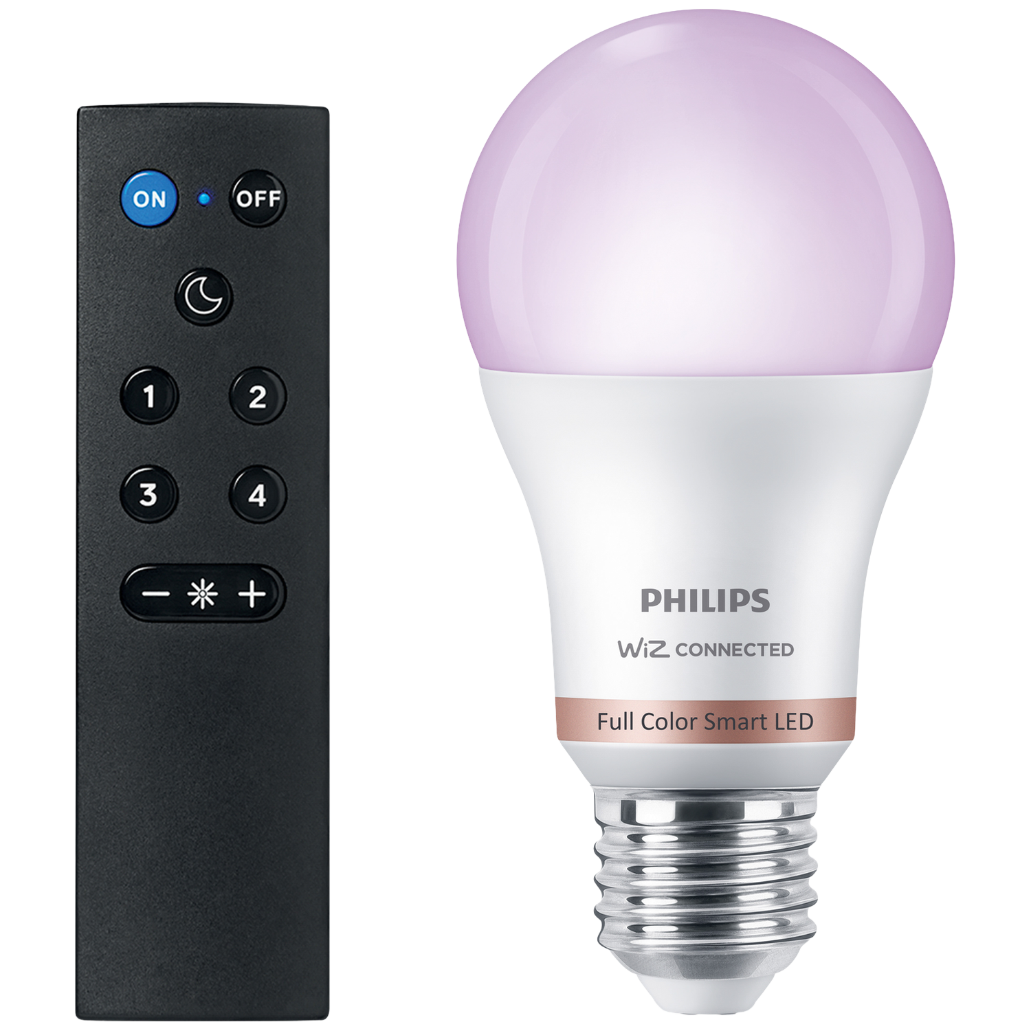 Philips Smart Lighting Smart Lighting - Gekleurd En Instelbaar Wit Licht Dimbaar E27 WIZ App Wifi Starterkit Slimme Verlichting Wit
