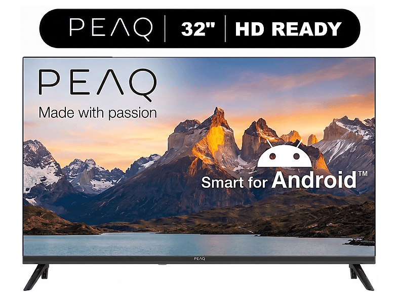 Peaq 32A7000 32'' Smart TV – Android İşletim Sistemli, Dahili Uydu Alıcılı HD LED