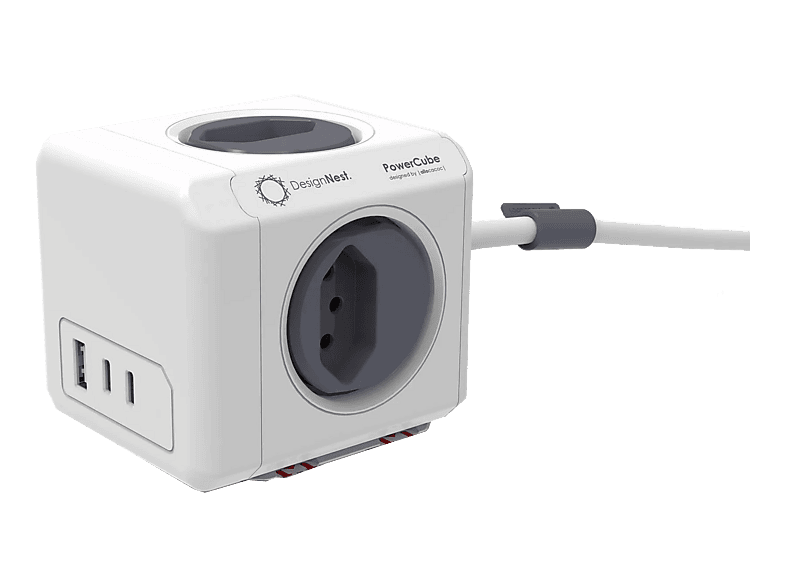 ALLOCACOC PowerCube 35W Steckdosenleiste, 1.5 m