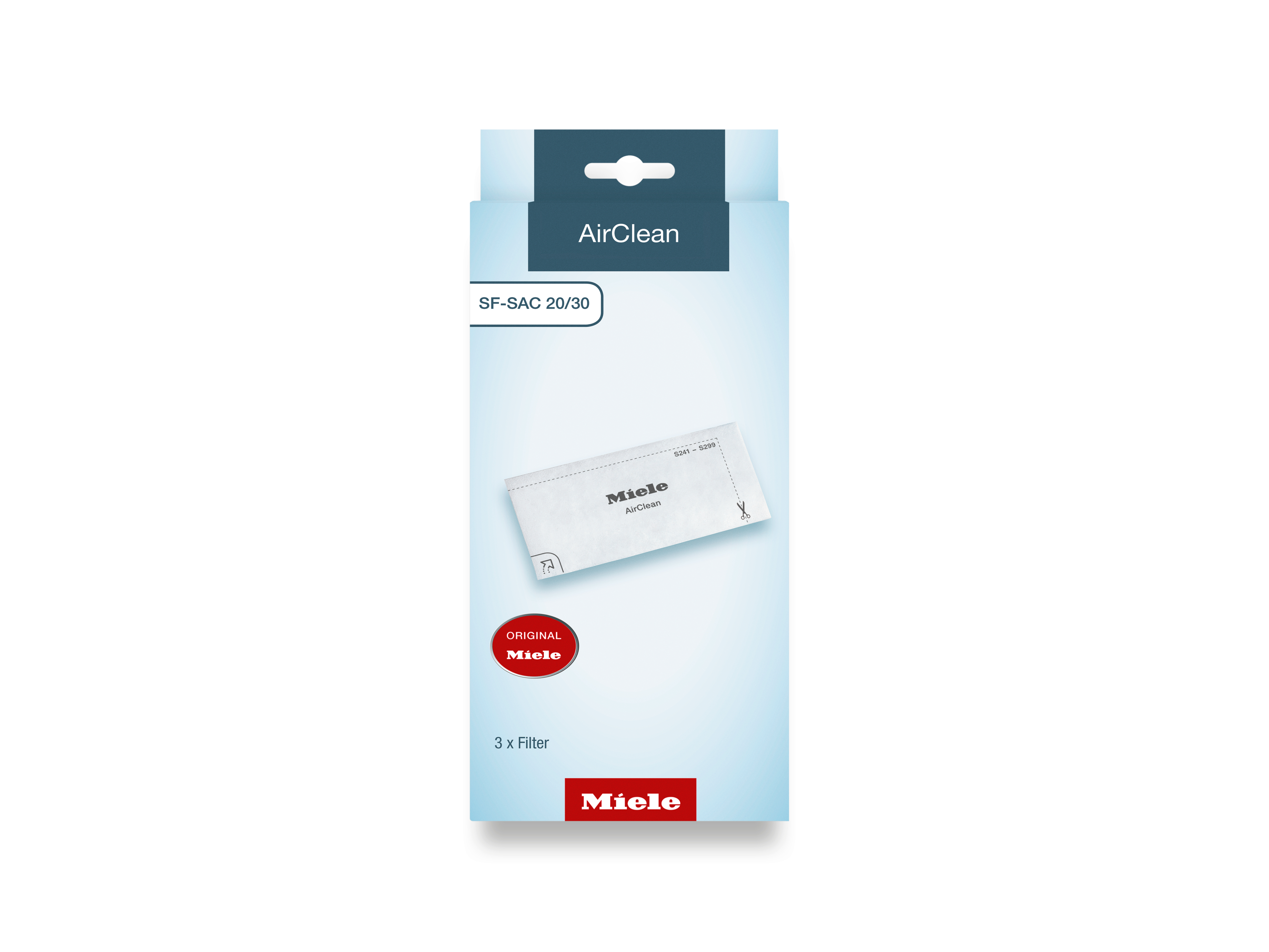 Miele AirClean Staubsaugerbeutel SF-SAC 20/30, 3 Stück.