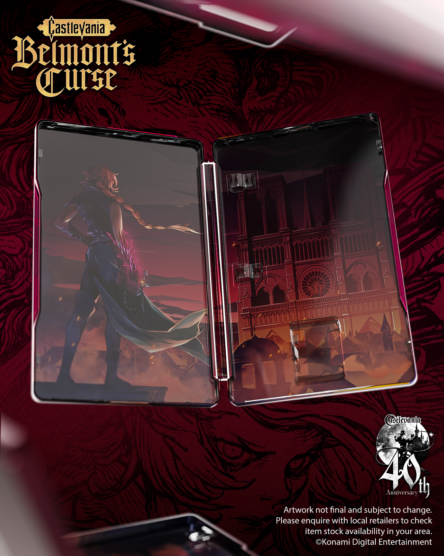 Castlevania: Belmont's Fluch mit Charakter und Notre-Dame-Kunst.