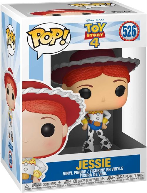 Figura Funko Pop Jessie de Toy Story 4 en caja.