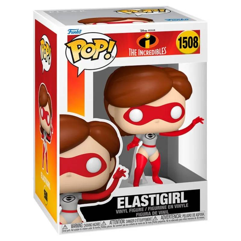 Figura de vinilo Funko Pop Elastigirl con máscara y botas rojas, 1508.