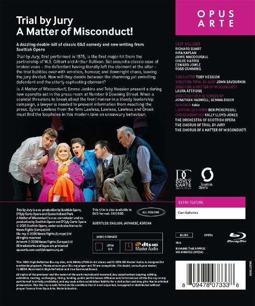 Blu-ray-Cover mit Opern-Ensemble, Titeln und Credits.