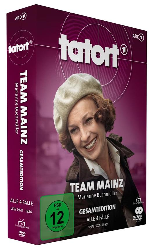 DVD-Box "Tatort Team Mainz" mit Marianne Buchmüller, FSK 12.