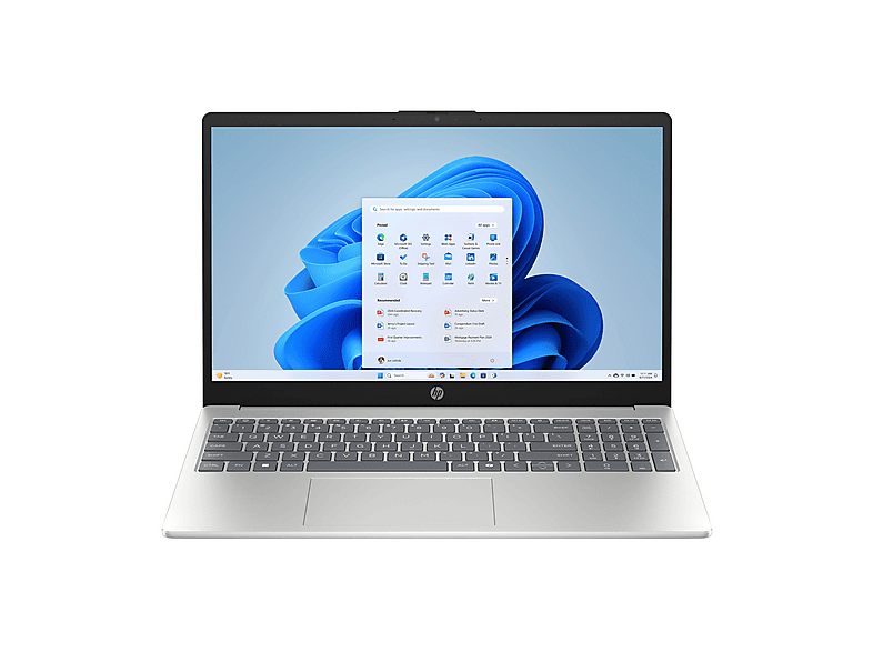 HP 15-FD2003NLX NOTEBOOK, 15,6 ", processore Intel® Core Ultra 5 225U, Intel®, RAM 8 GB, 512 GB SSD, Argento, Windows 11 Home