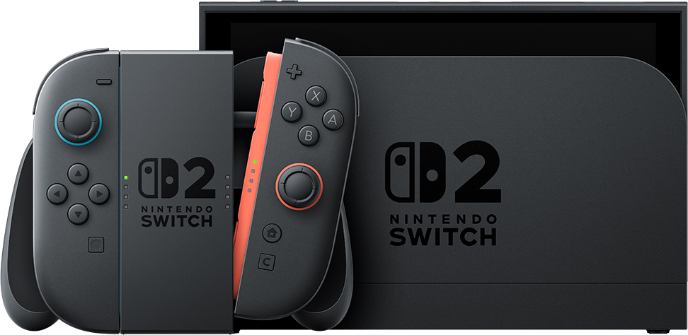 Ein schwarzer Nintendo Switch mit roten und blauen Joy-Cons.
