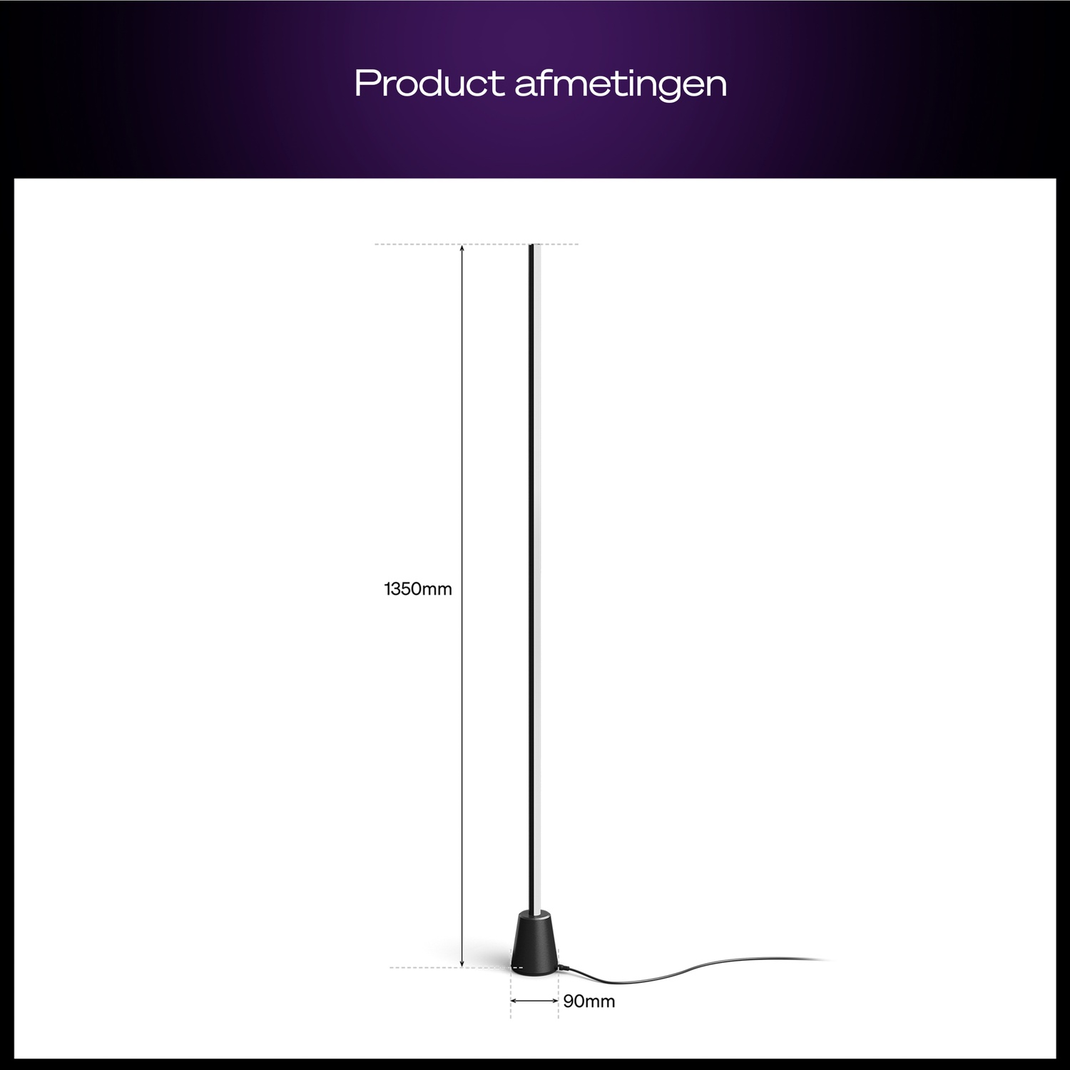 PHILIPS HUE Lampadaire LED Play divertissement lumière blanche et — free download